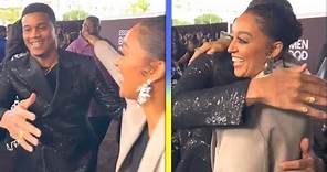 Watch Tia Mowry UNEXPECTEDLY Bump Into Ex-Husband Cory Hardrict on Red Carpet