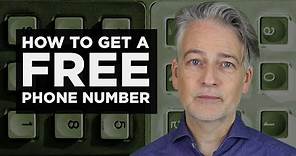 How to get a free phone number