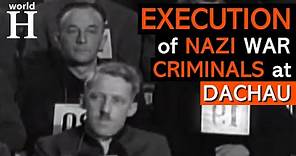 Execution of Nazi War Criminals Doctor Claus Schilling & Martin Gottfried Weiss - Dachau Trials -WW2
