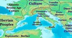 World Map 1300 BC