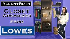 Installing an Allen Roth Closet Organizer from Lowes