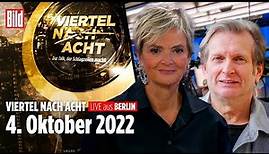 🔴 Viertel nach Acht – 4. Oktober 2022 | u.a. mit Gloria von Thurn und Taxis, Gerhard Trabert
