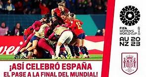 La EMOTIVA CELEBRACIÓN de ESPAÑA tras vencer a Suecia y lograr el pase a la final del Mundial