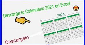 Descargar el calendario 2021 en excel