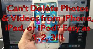 All iPhones: How to Delete "Undeletable" Photos & Videos