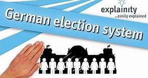 German election system / Bundestagswahl easily explained (explainity® explainer video)