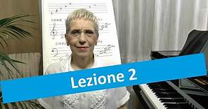 Video corso di pianoforte: Livello 1 - Lezione n. 2