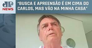 Exclusivo: Jair Bolsonaro fala sobre operação da PF contra Carlos e monitoramento da Abin