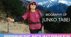 Junko Tabei|Biography|Ishibashi Junko|Japanese mountaineer|First women to climb Mt. Everest