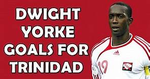 Dwight Yorke International Goals for Trinidad & Tobago