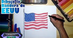 Cómo dibujar la bandera de EEUU / How to draw the EEUU Official Flag