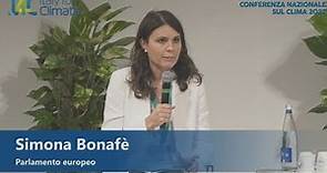 intervento Simona Bonafè | Conferenza nazionale sul clima 2022