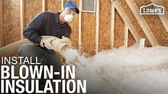 How to Install Blown-in or Loose Fill Insulation