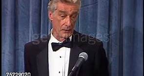 Richard Mulligan At The 1989 Emmy Awards Pressroom