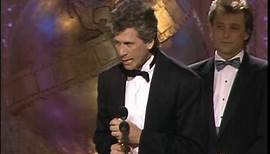 Barry Bostwick & John Gielgund Win Best Supporting Actor TV Movie - Golden Globes 1989