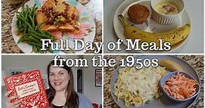 FULL DAY OF MEALS from the 1950s - Cooking Vintage Betty Crocker Recipes!