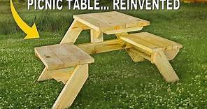 Best Picnic Table Ever? Reinvented Design with Build Plans