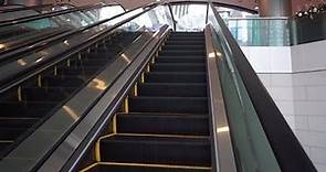 Hong Kong Central MTR station, escalator rides