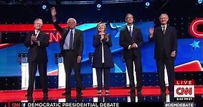 First Democratic Primary Debate - October 13 2015 on CNN