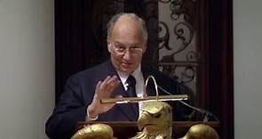 His Highness the Aga Khan, "The Cosmopolitan Ethic in a Fragmented World"