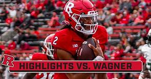 Wagner at Rutgers | Highlights | Big Ten Football | Sept. 30, 2023