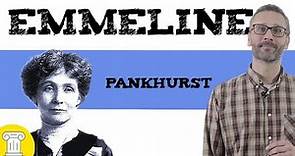 Quien fue Emmeline Pankhurst 🤔 Biografía