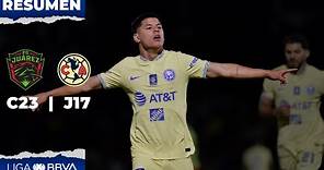 Resumen FC Juárez vs América | Liga BBVA MX | Clausura 2023 - Jornada 17