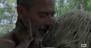 The Walking Dead - 10x09 - Squeeze - #3 - Negan and Alpha naked pre-sex scene | Jeffrey Dean Morgan