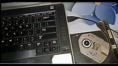 how to eject cd tray from dell latitude e6430 laptop without button