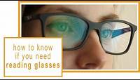 Signs that you Might Need Reading Glasses