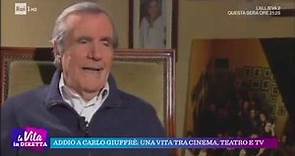 Addio a Carlo Giuffrè: una vita tra cinema, teatro e Tv - La vita in diretta 01/11/2018