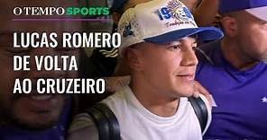 Cruzeiro: veja chegada de Lucas Romero a Belo Horizonte