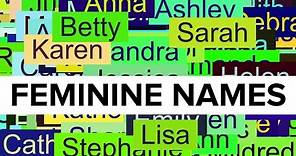 500+ Most Poular Girl Names in U.S. History 1880-2014