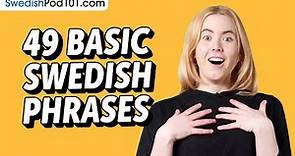 49 Basic Swedish Phrases for ALL Situations to Start as a Beginner
