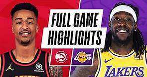 HAWKS at LAKERS | FULL GAME HIGHLIGHTS | March 20, 2021
