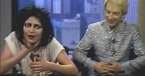 Siouxsie and the Banshees - 1984 MTV Interview (unedited)