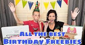 The BEST Birthday Freebies | How & Where to Get Them | Get FREE Stuff