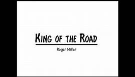 Roger Miller King of the Road Chord Chart