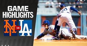Mets vs. Dodgers Game Highlights (4/21/24) | MLB Highlights