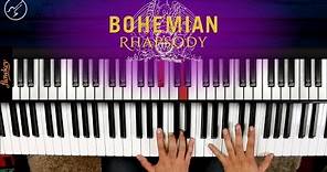 Bohemian Rhapsody QUEEN Piano Tutorial | Notas Musicales Christianvib