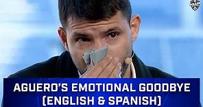 Sergio Aguero Announce's His Retirement from Soccer: Full English and Spanish