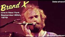 Brand X - Live in New York - September 26th, 1979 (late show)
