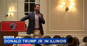 Donald Trump Jr. visits Illinois for Trump 2024 presidential campaign