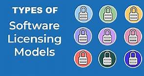 Types of Software License Models