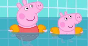 Peppa Pig Full Episodes | Swimming with Peppa and George Family Kids Cartoon