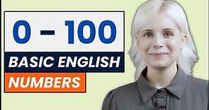 1 - 100 English Numbers | Learn and Practice Pronunciation and Spelling
