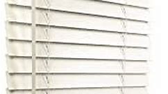 US Window and Floor 2" Cordless Faux Wood Blinds, Fit Windows 52 1/8" - 52 3/8", (Blind Size 51 3/4" x 64"), Inside Mount