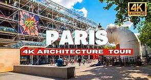 🇫🇷 Paris Walking Tour - Complete Centre Pompidou Architecture Walking Tour [ 4K HDR / 60fps ]