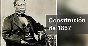 La constitución de 1857 - Historia