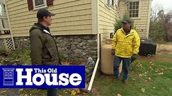 How to Drain Downspout Water Flow Away from a House | This Old House